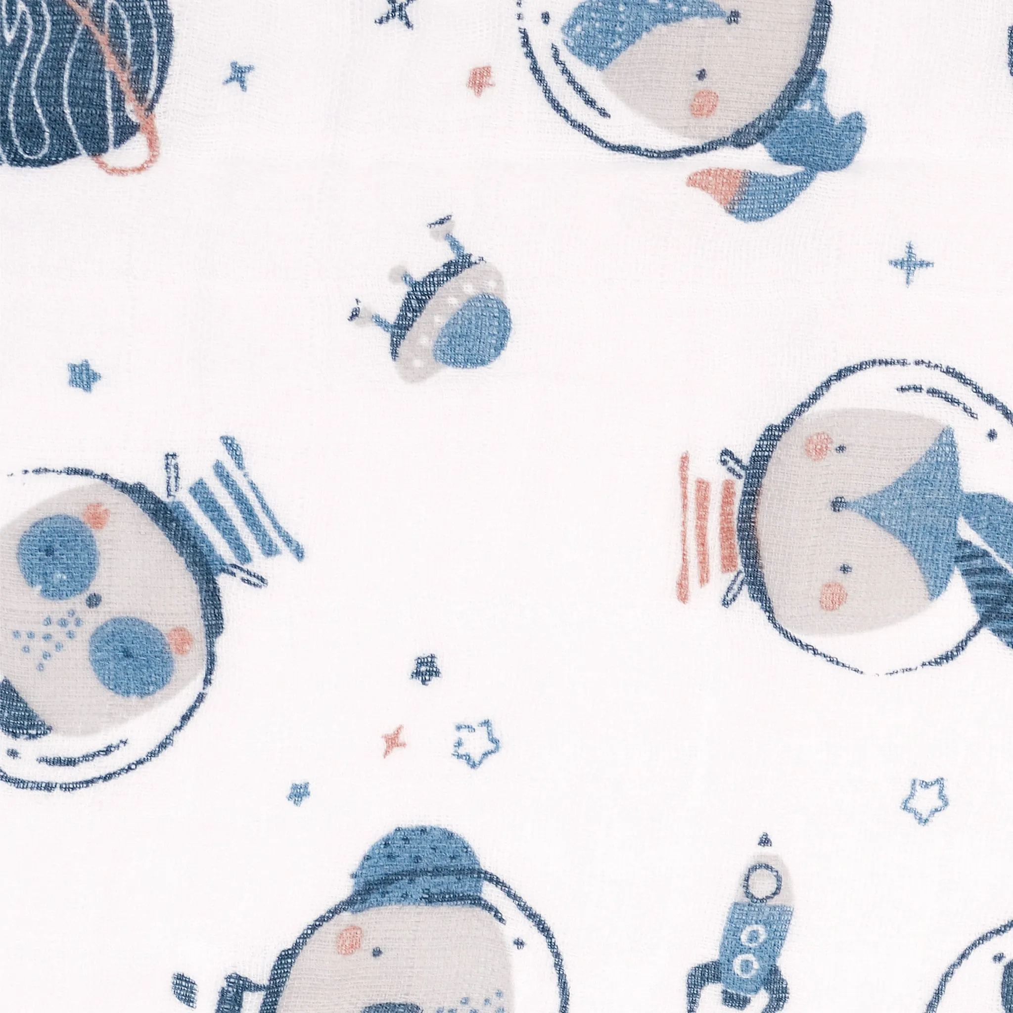 Perlimpinpin Couverture Mousseline - Astronaute