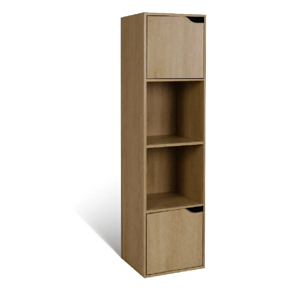 Étagère Adam en bois naturel 4 niches