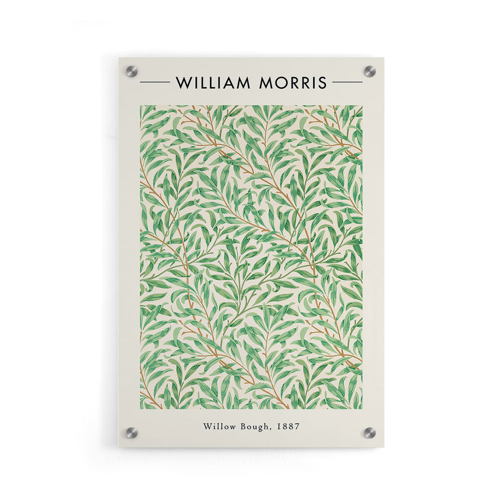 Walljar - Plexiglas schilderij - William Morris - Willow Bough Plexiglas schilderij - 60 x 90 cm
