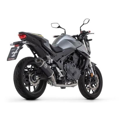 Silencieux Arrow indy race evo alu noir - Noir