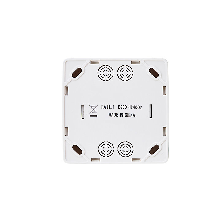 Double prise USB-A monobloc en saillie Jacobsen Sigurd blanc complet