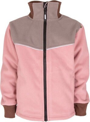 Lindberg Stormy Vindfleecejakke, Grå/Blush