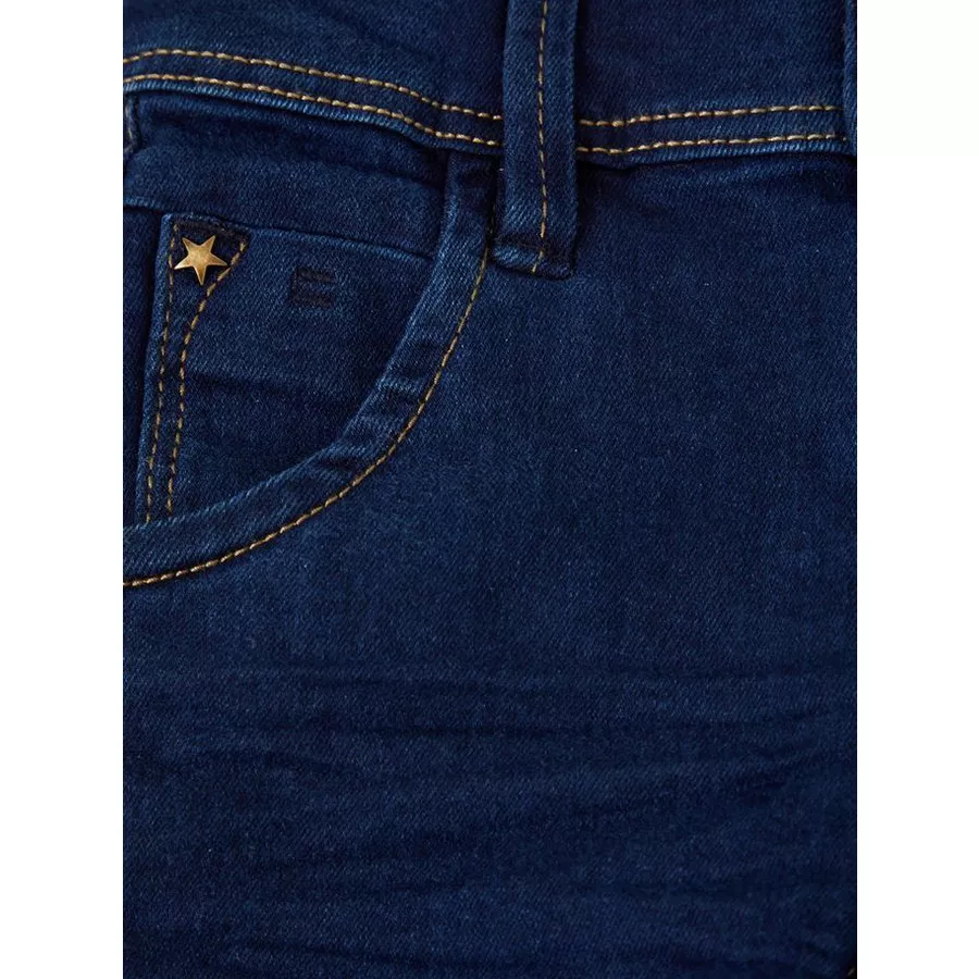 name it Boys Jeans Shorts Ryan dark blue denim