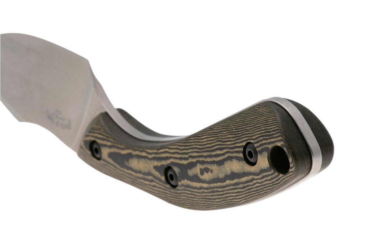White River Knives Apex WRSS-APX-RMB Stonewashed Magnacut, Maple Black Richlite, jachtmes, Smith and Sons design