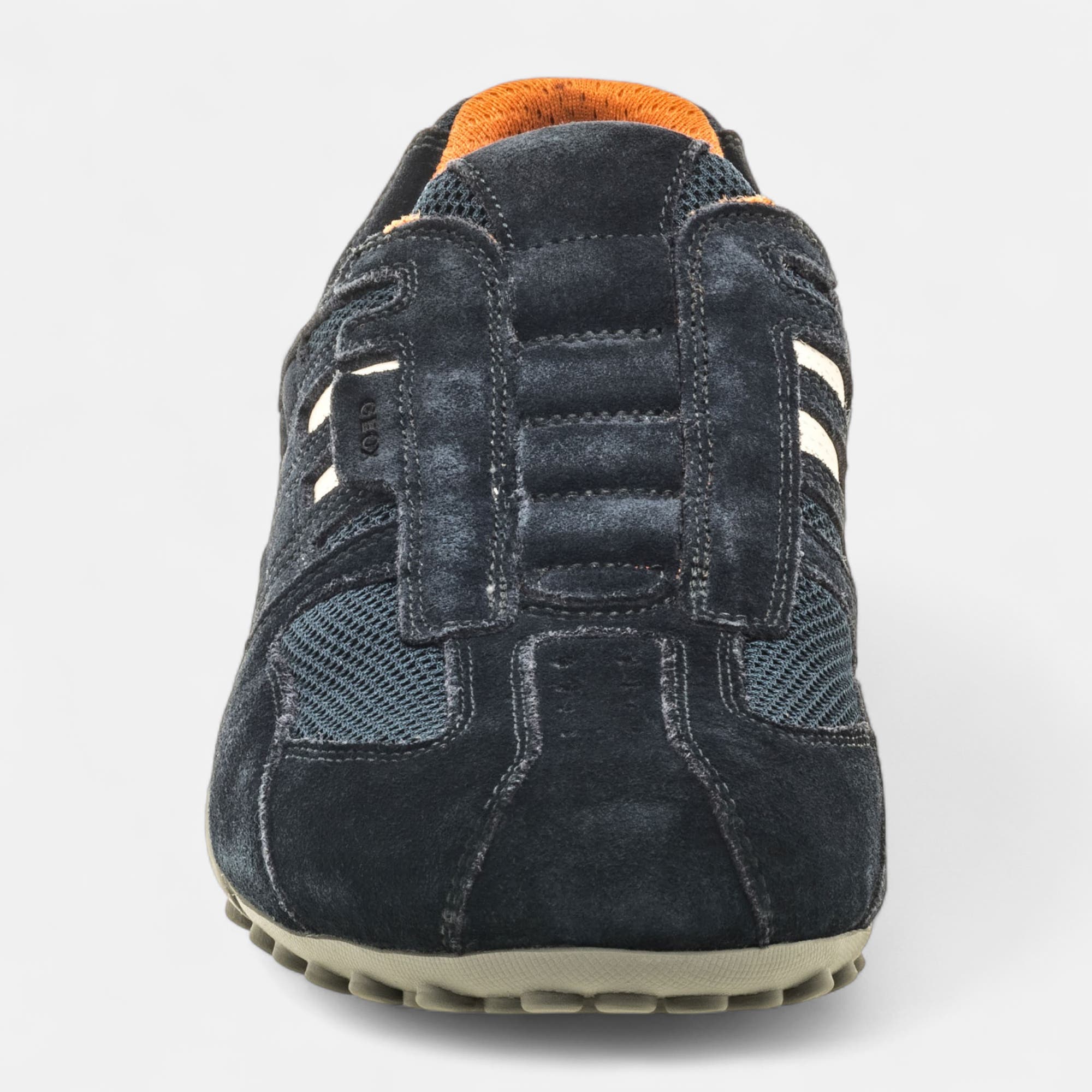 Baskets basses Homme en cuir bleu marine