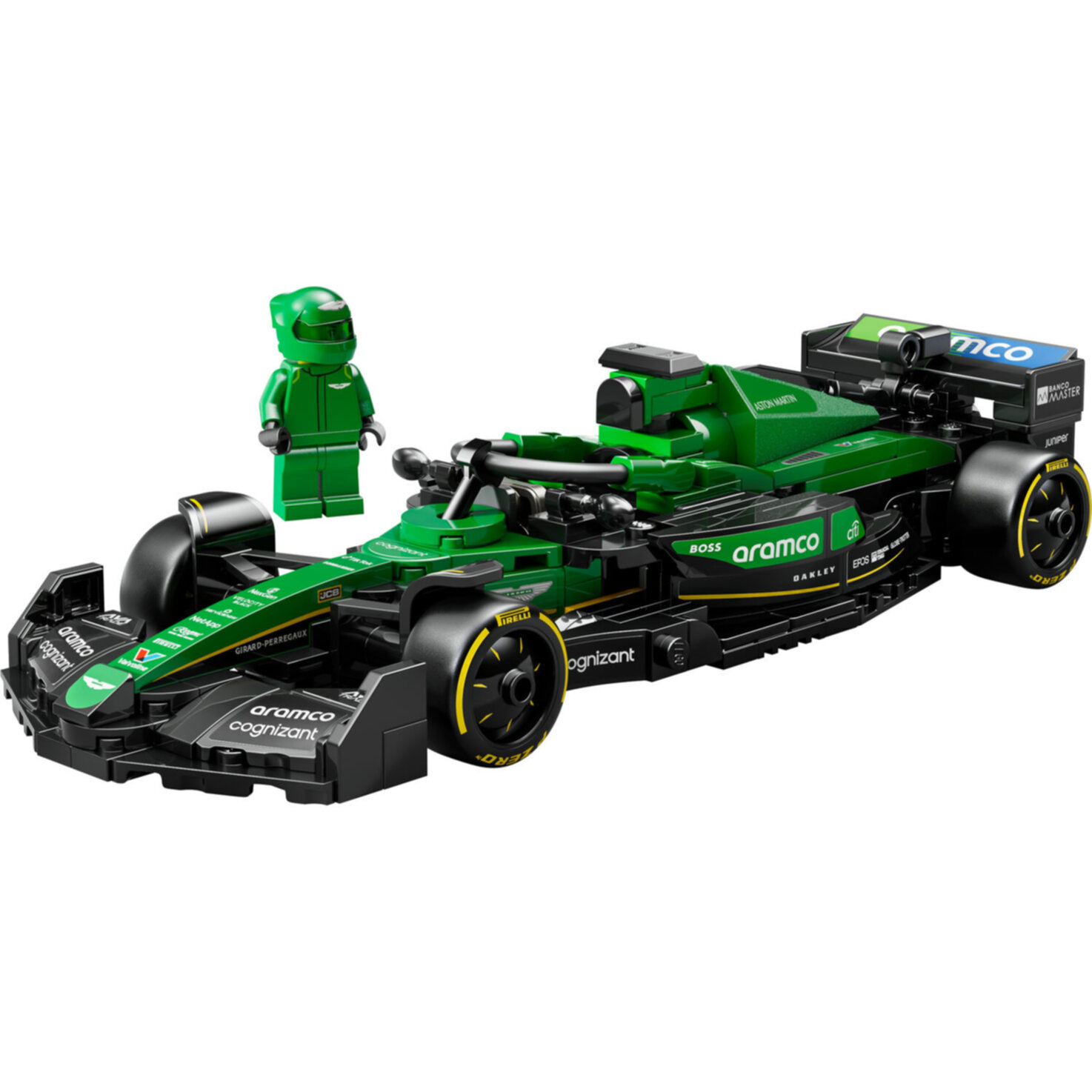 LEGO® Speed Champions 77245 Aston Martin Aramco F1 AMR24 Rennauto Set ab 10 Jahren