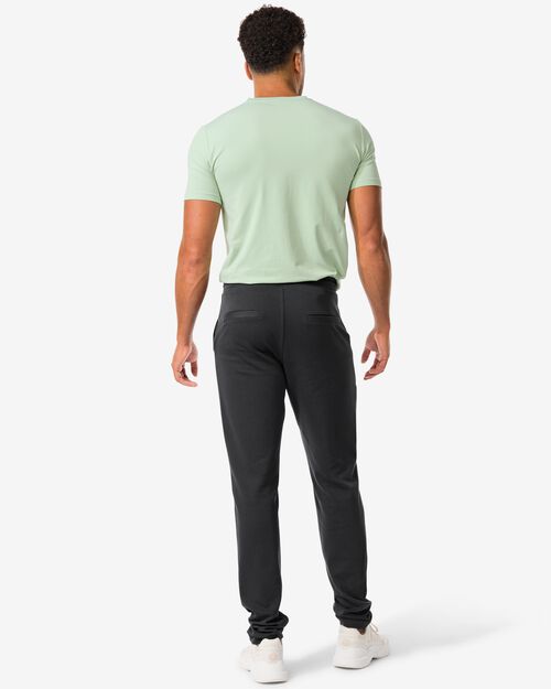 pantalons en coton pour hommes gris foncé