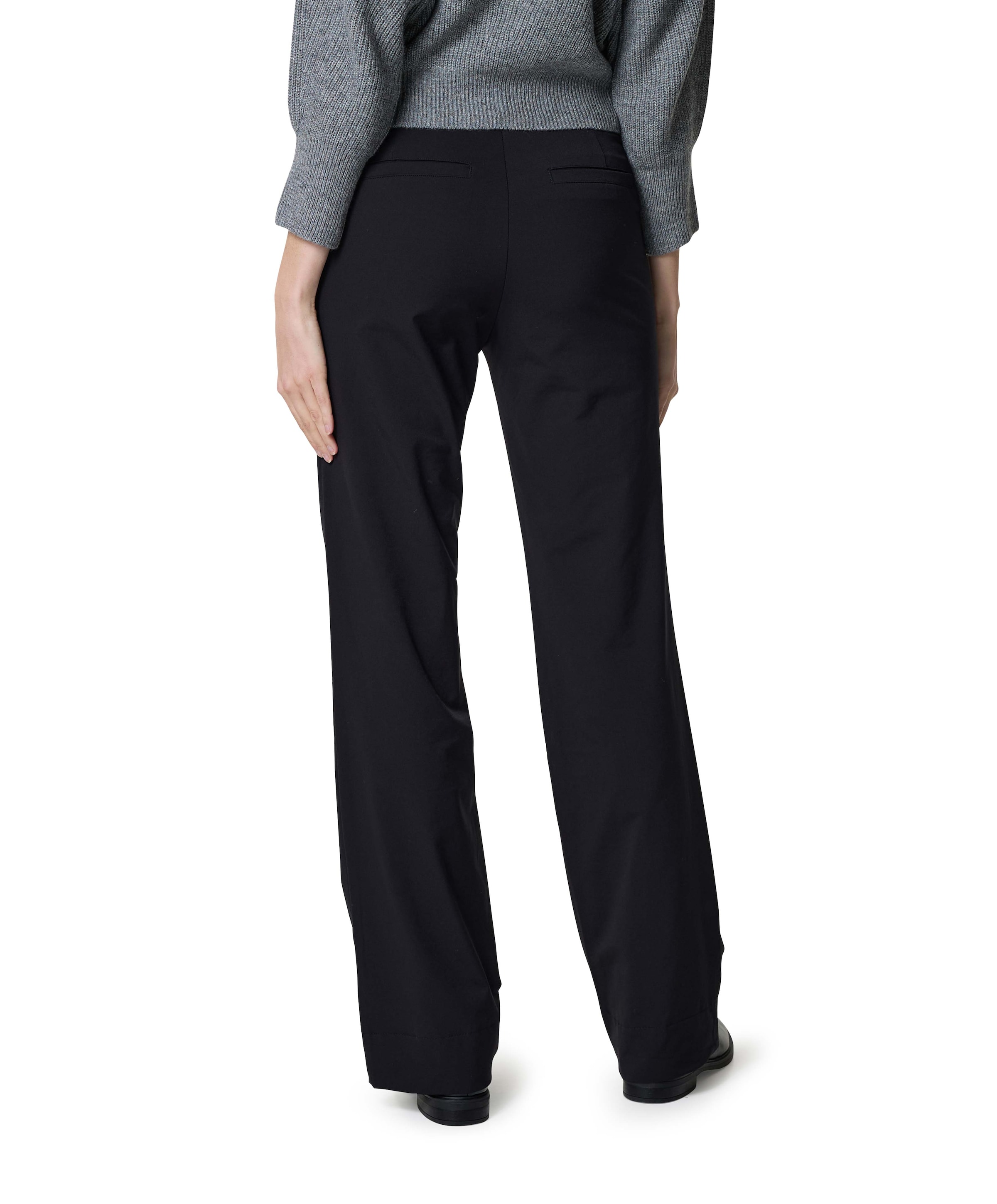 Enjoy Wide leg travel broek zwart
