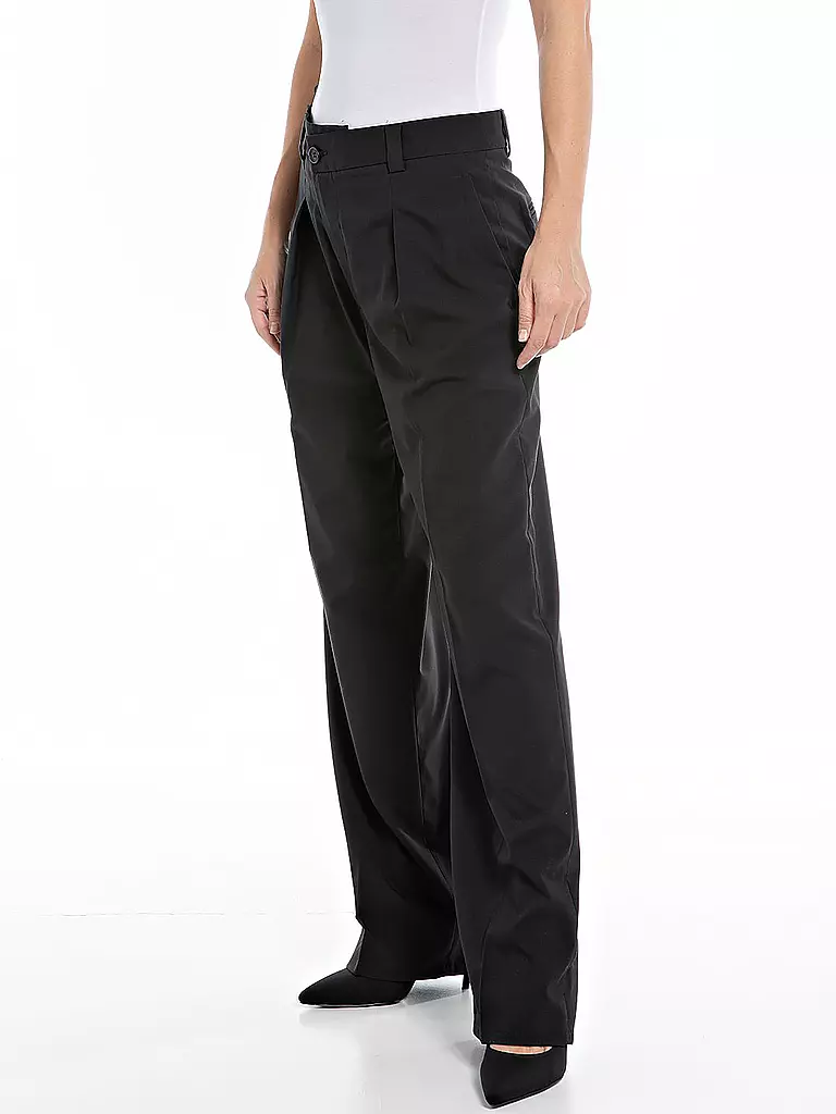 REPLAY Marlenehose schwarz