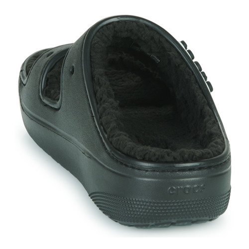 Crocs - CLASSIC COZZY SANDAL - Noir