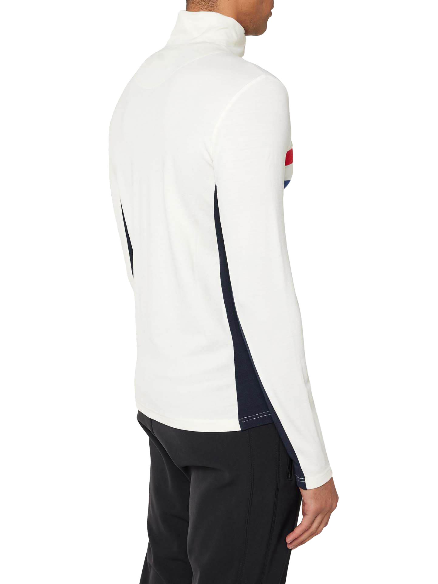Ski 1/4-Zip Herre Off White