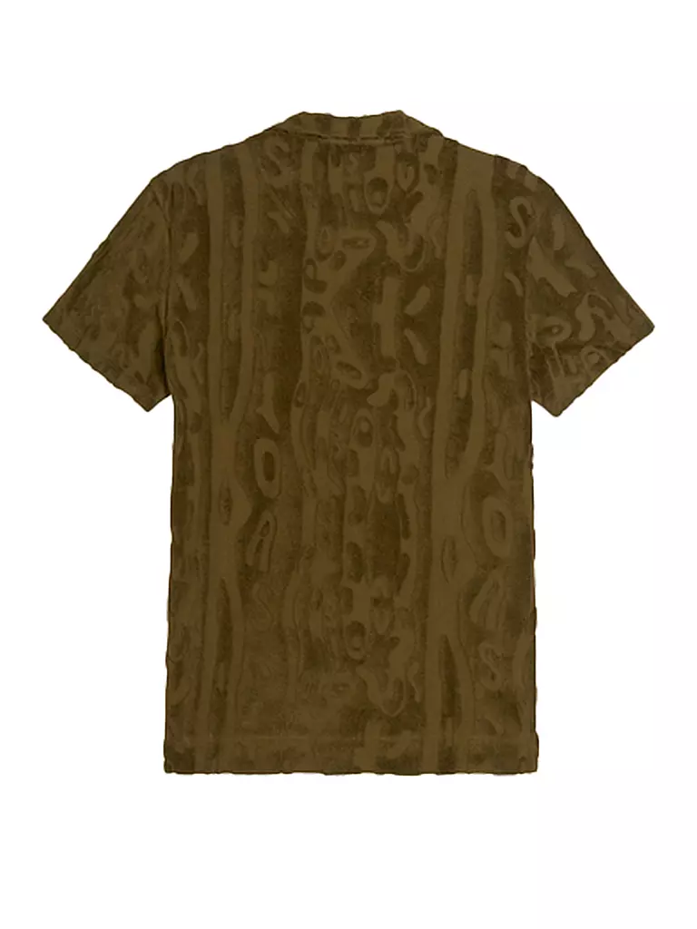 OAS Frottee Poloshirt olive