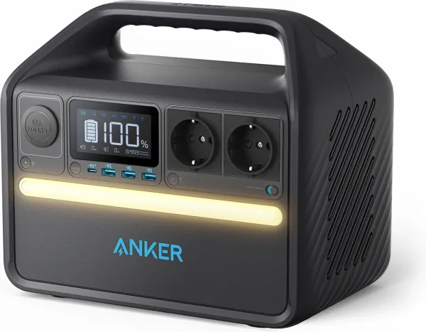 Anker PowerHouse 535 - Transportabel strømstation - litiumjernfosfat - 32000 mAh - 512 Wh - output-stikforbindelser: 7