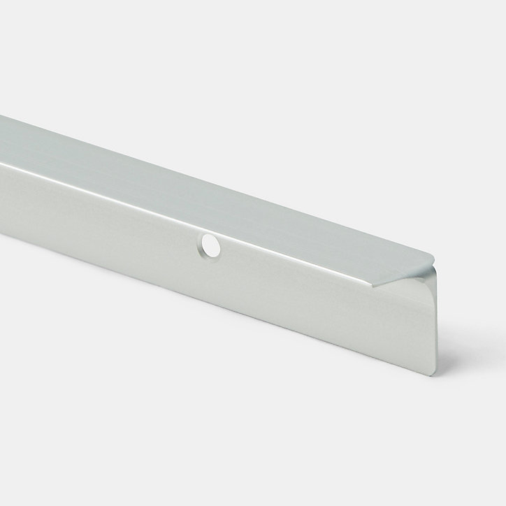 Profil de jonction pour plan de travail GoodHome Nantua Argent l. 23 mm x H. 23 mm