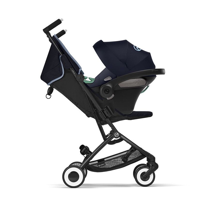 Poussette ultra-compacte Libelle 2023 ocean blue - Ecru