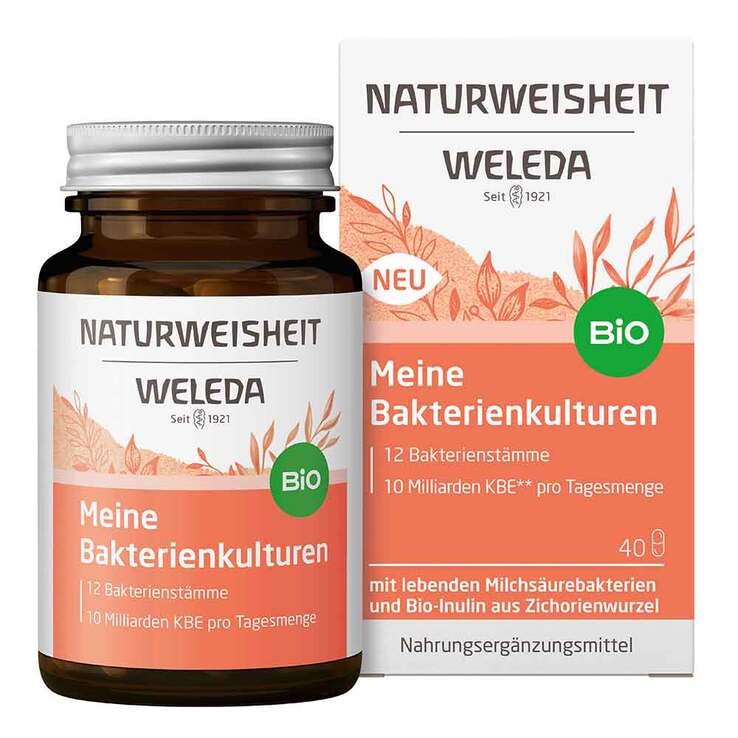Weleda Naturweisheit Meine Bakterienkulturen Kapseln , 40 St