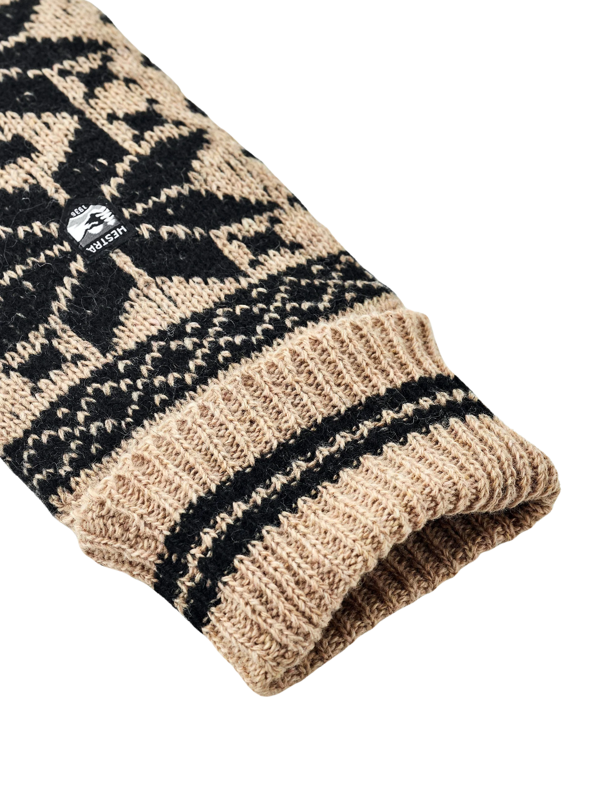 Hestra  Isvik luffer - beige/sort