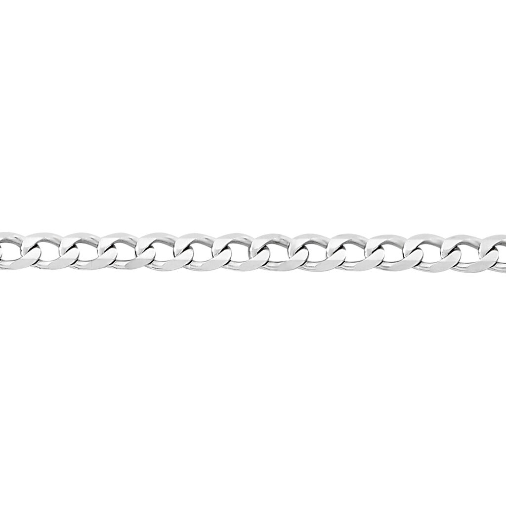 Chaîne Casper Maille Gourmette Argent Blanc