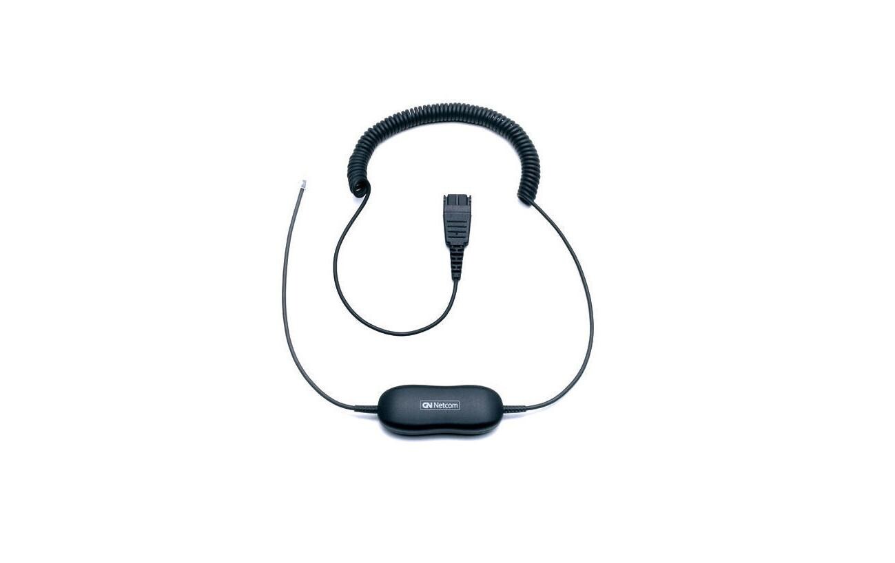 Anschlusskabel Smart Cord GN1200 RJ-10 - QD 2 mUniverselles Adapterkabel für Headset mit QD-Anschluss