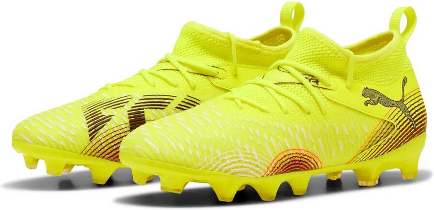 PUMA FUTURE 8 MATCH FG AG Jr Unisex Sportschoenen Yellow Alert- Black-Sun Struck