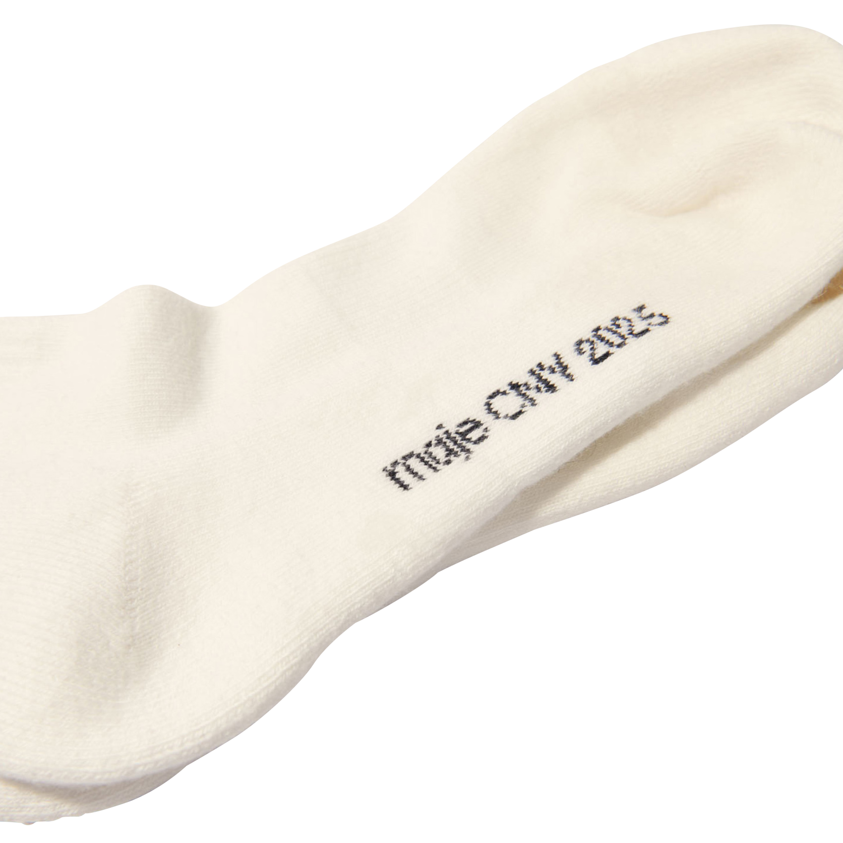 Chaussettes hautes en coton mélangé | Blanc