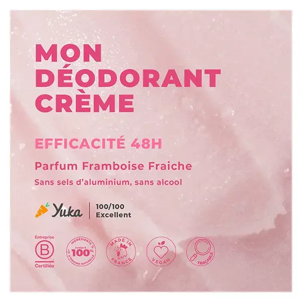 Deocrem Energético de Frutas 48H Certificado Orgânico Framboesa Fresca pela Ecocert 45g
