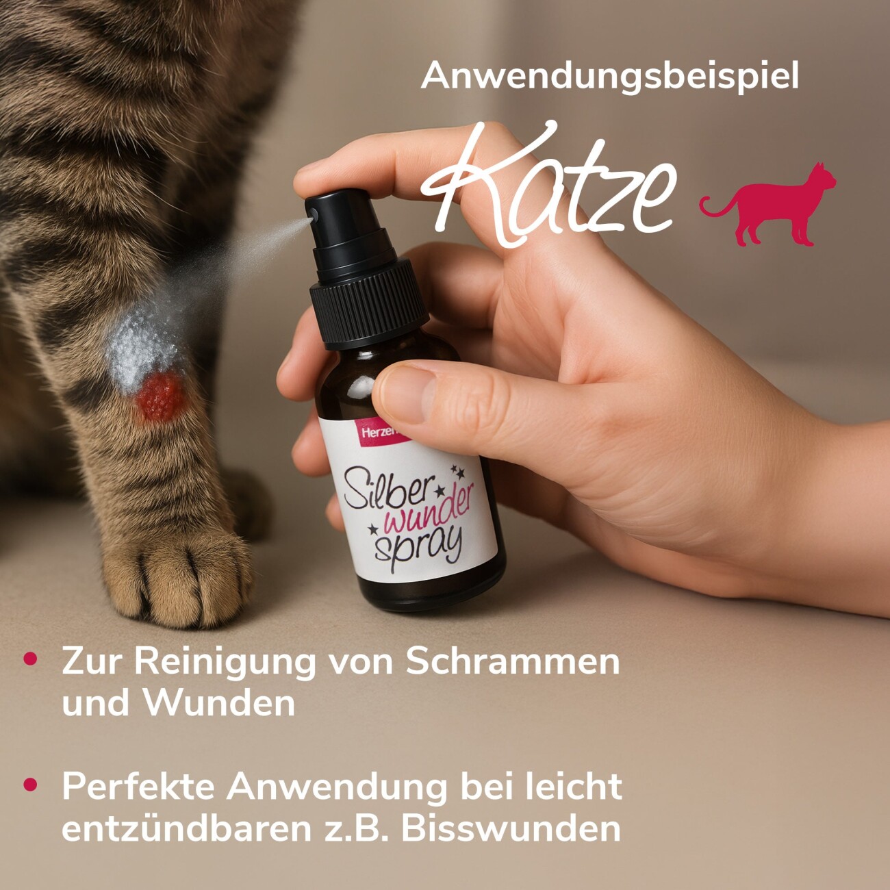 HerzensTier Wundspray Silberwunderspray 30ml
