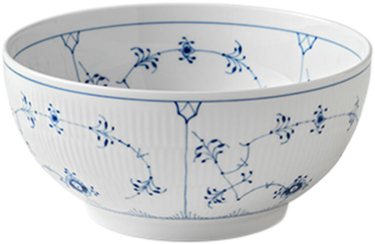 Royal Copenhagen Musselmalet Riflet 310 cl. skål Blå