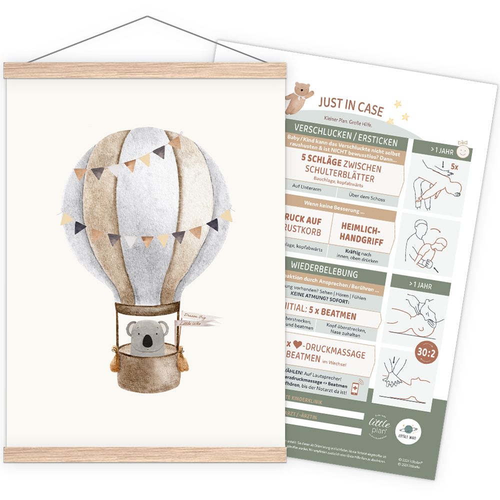 littleplan® littlewho Balloon Poster