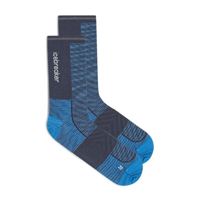 Merino Blend Run+ Ultralight Crew Fusion Dye - Chaussettes en laine mérinos homme