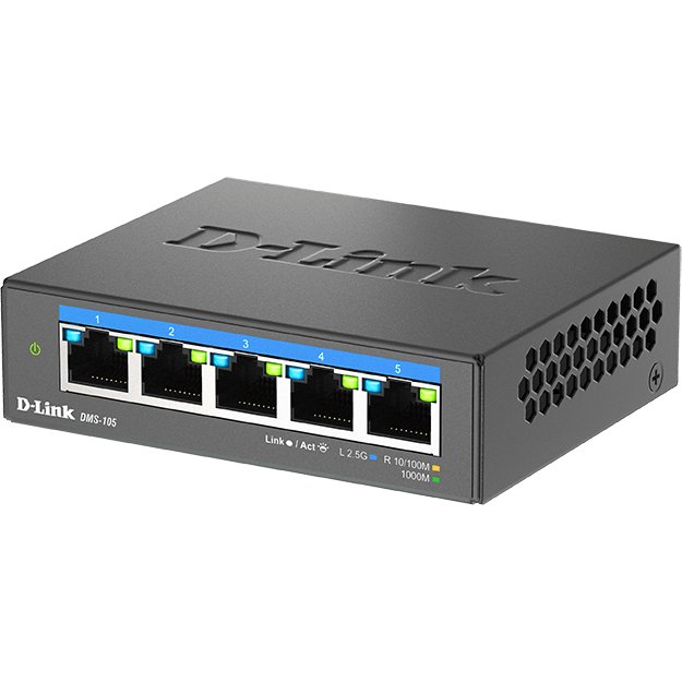 D-Link Switch non administrable 5 ports multi-Gigabit 2,5G