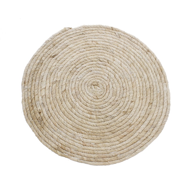 Platzset - rund - beige-braun - Ø ca. 38 cm