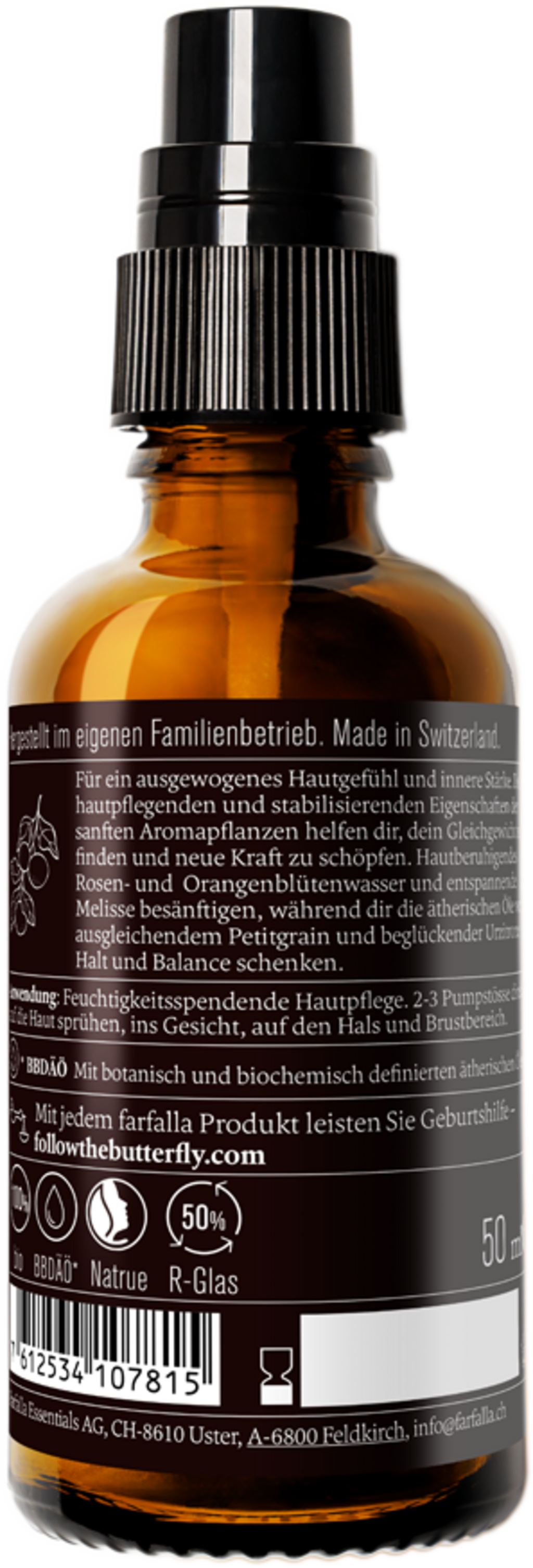 farfalla  Stress Balance Bio-Körperspray Resilienz, 50 ml