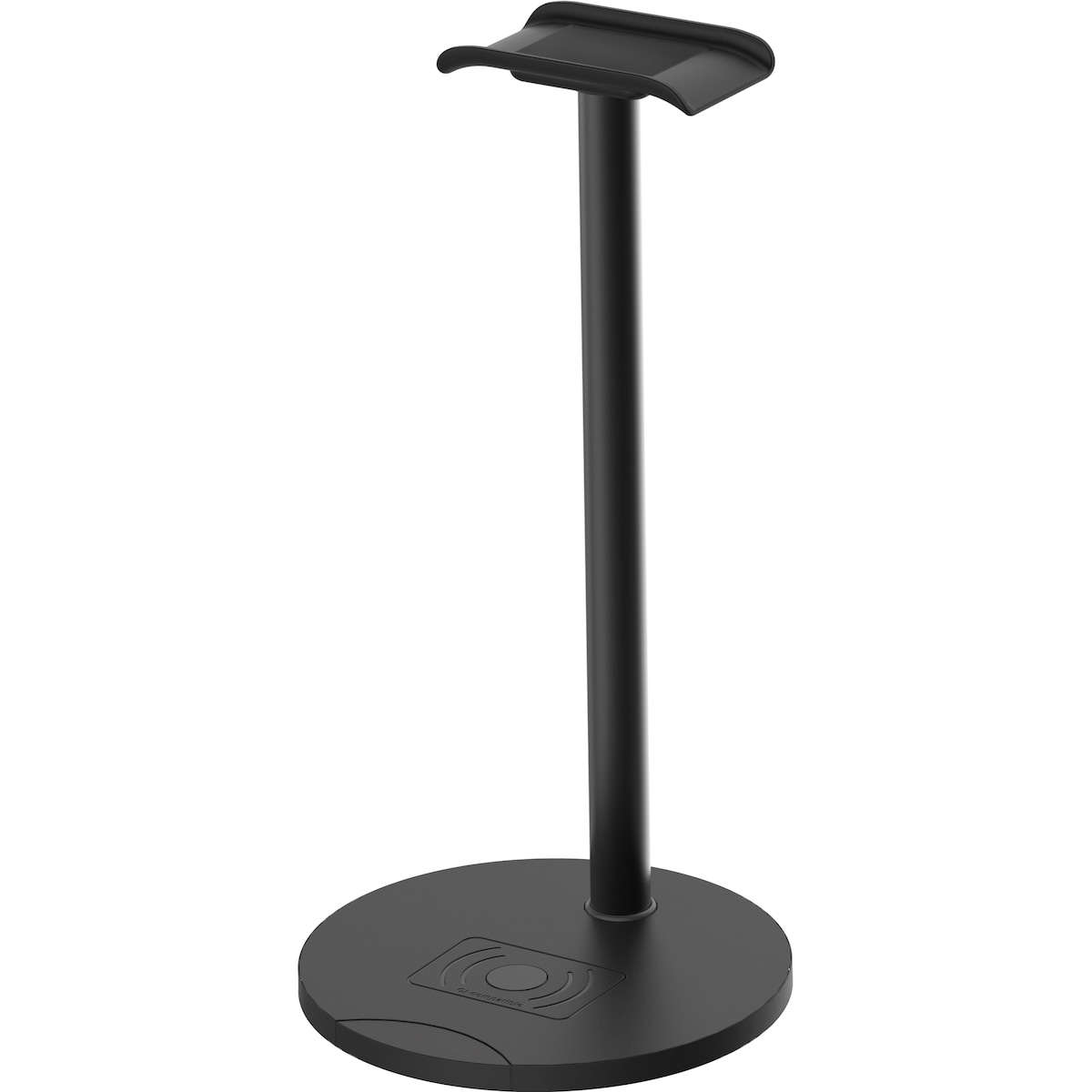 Essentials headset-stativ med QI-lading (aluminium)