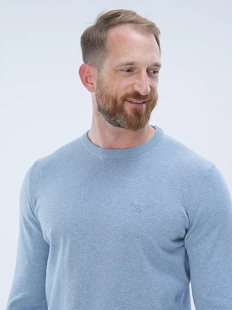 BARBOUR Pullover hellblau