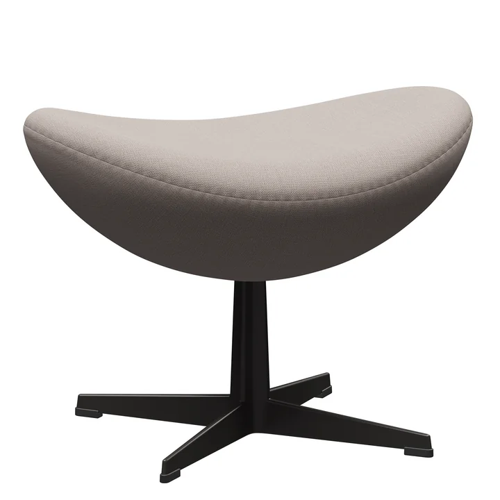 Fritz Hansen - Egg Fusshocker, warm graphite / Christianshavn 1120 light beige