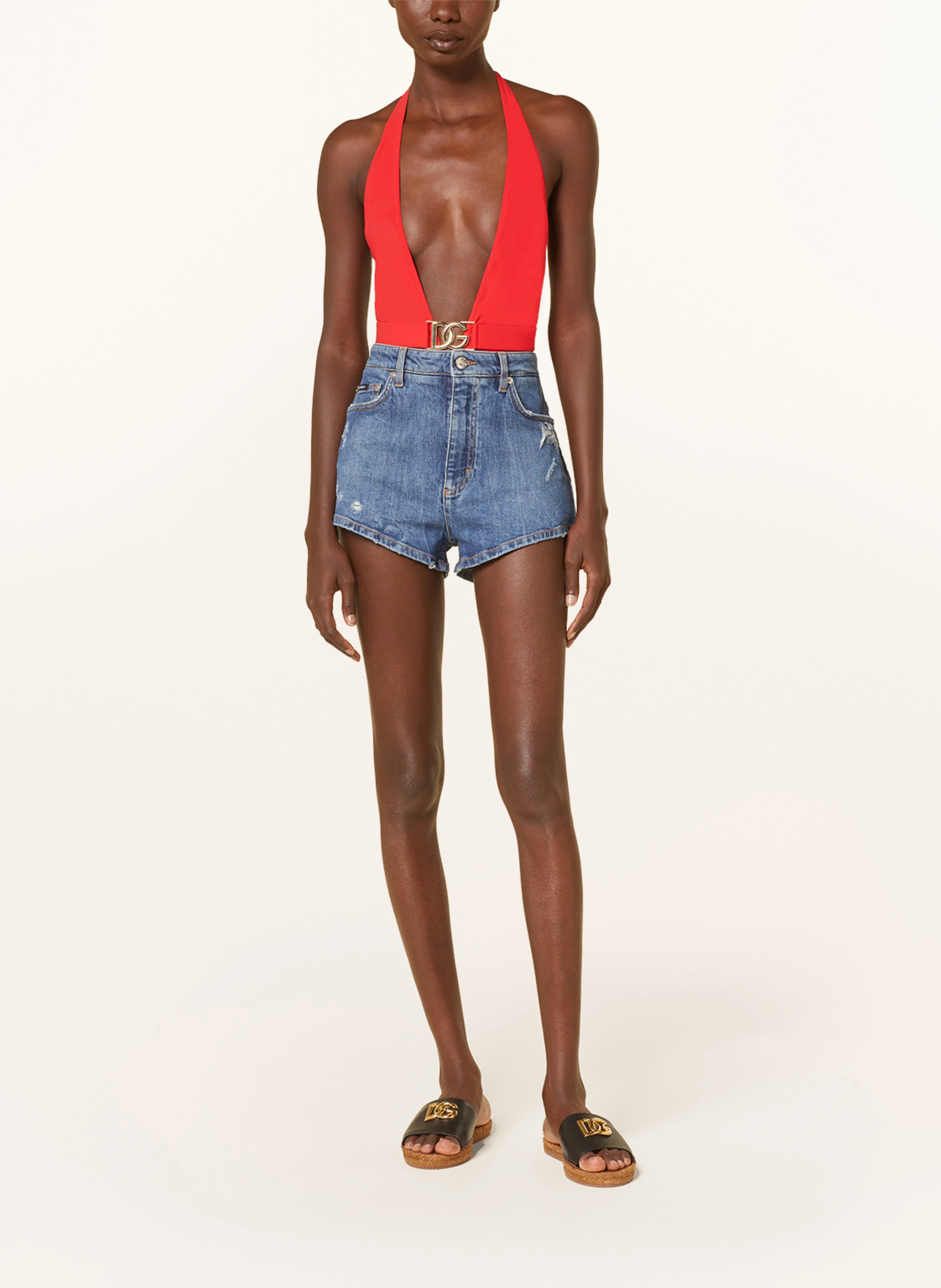 DOLCE & GABBANA Neckholder-Badeanzug