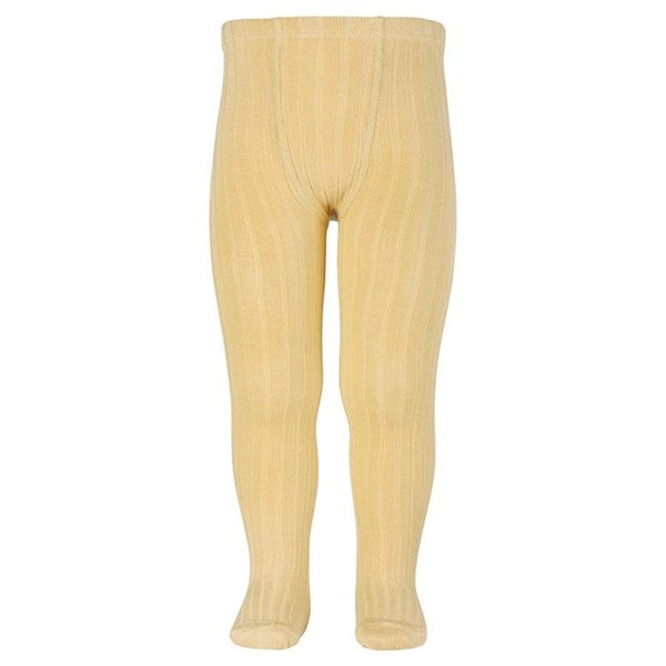 Strømpebukser Rib Banana - Cóndor → Luksusbaby.dk