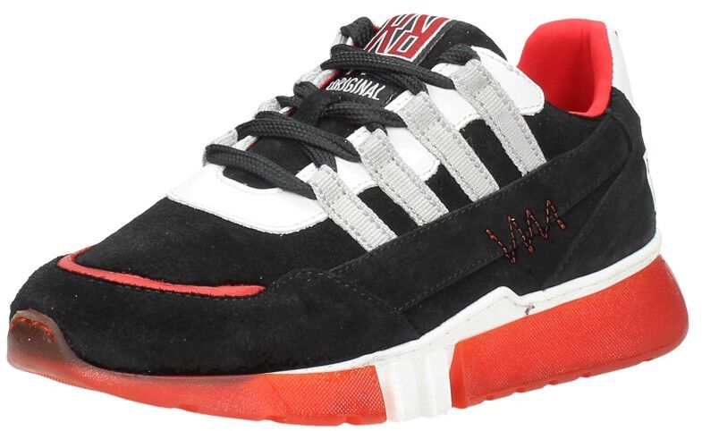 Red Rag Veterschoenen Laag zwart