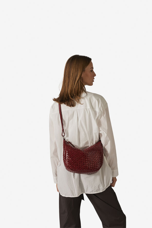 ADAX Salerno shoulder bag Marlin Amaretto