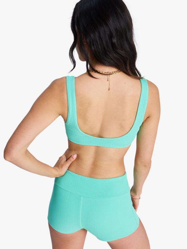 Roxy Sunshine Bralette Haut de bikini bralette Vert Femme