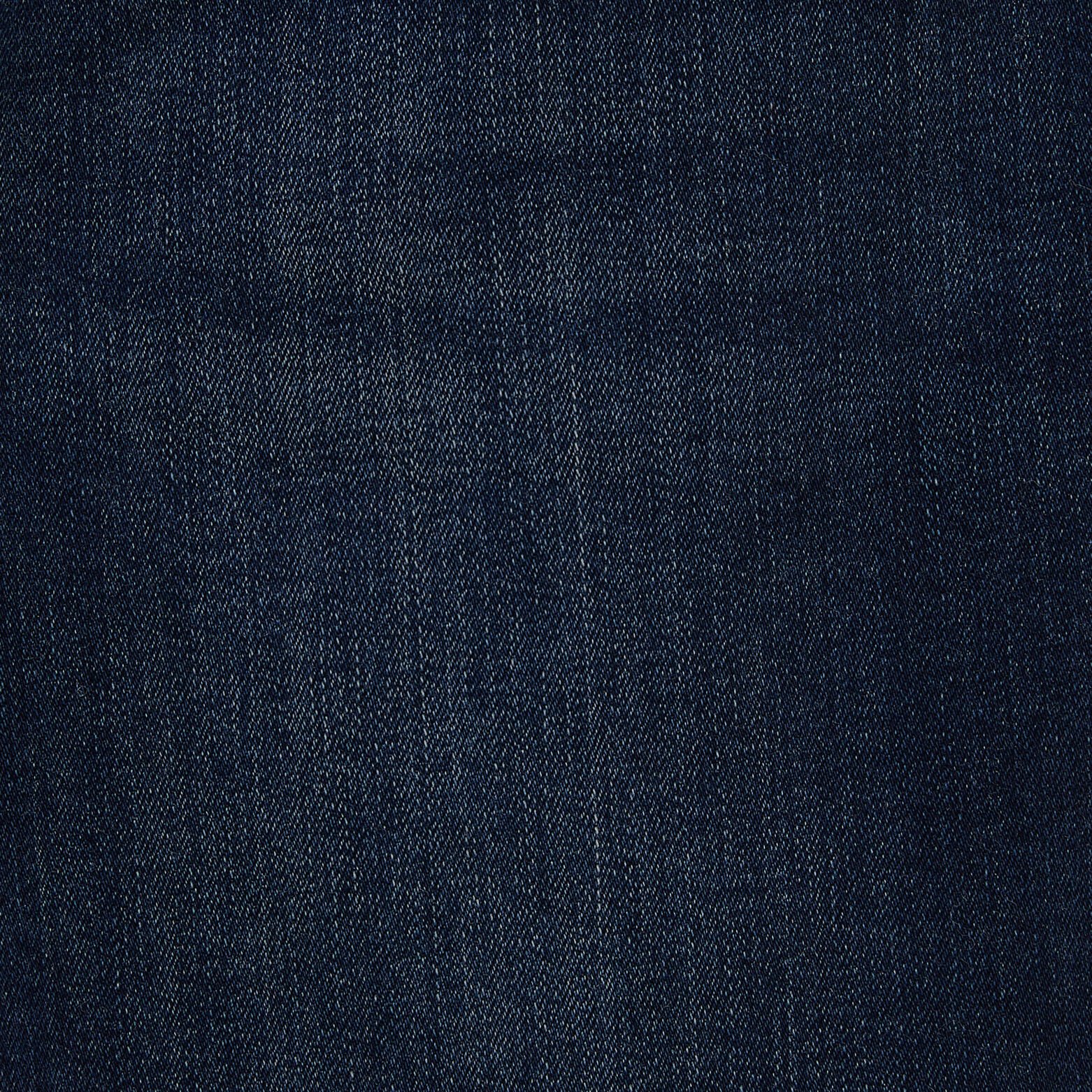 Jean straight intérieur doux Bleu