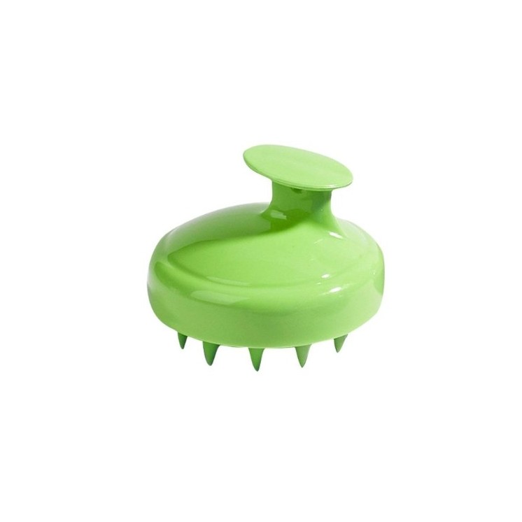 Green Silikon-Kopfhautmassagegerät, das das Haarwachstum stimuliert, 1 Stück