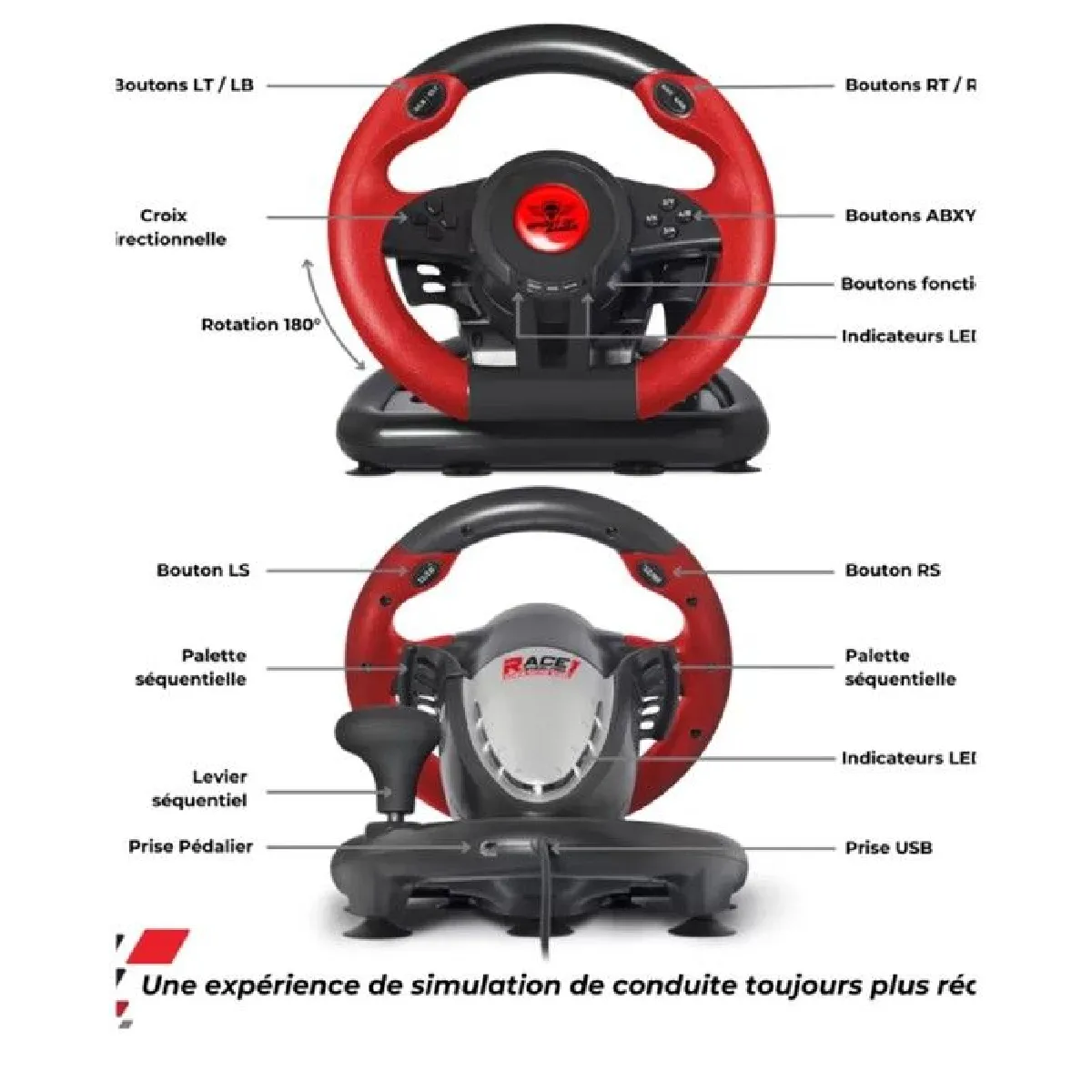 Spirit of Gamers Race Pro Wheel 1