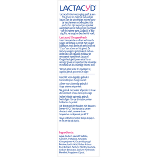 Lactacyd Wasemulsie Oxy Fresh Multiverpakking 2x200ML