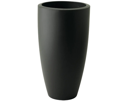 Plantenvaas elho Pure soft hoog kunststof Ø 30 cm H 53 cm antraciet