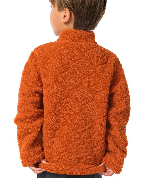 gilet teddy pour enfant marron