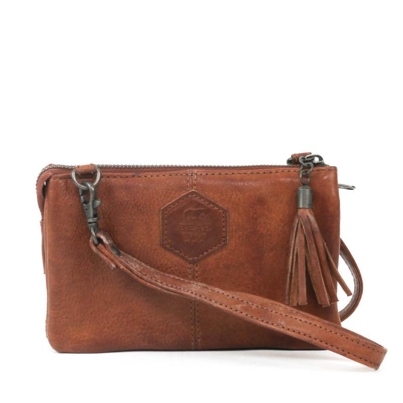 Bear Design Callisto Pelle Clutch Alessia CP1493 Cognac