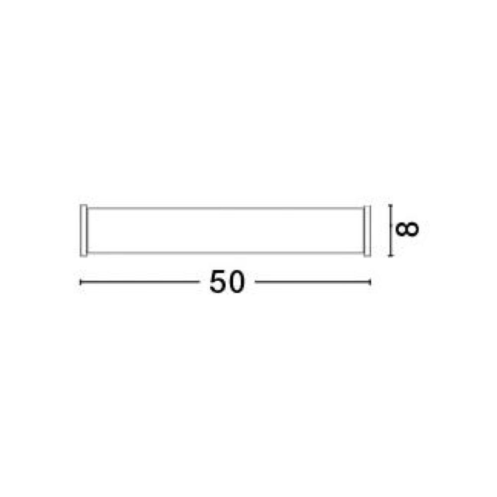 Polo spiegellamp in wit en zilver E14 3-lichts IP44