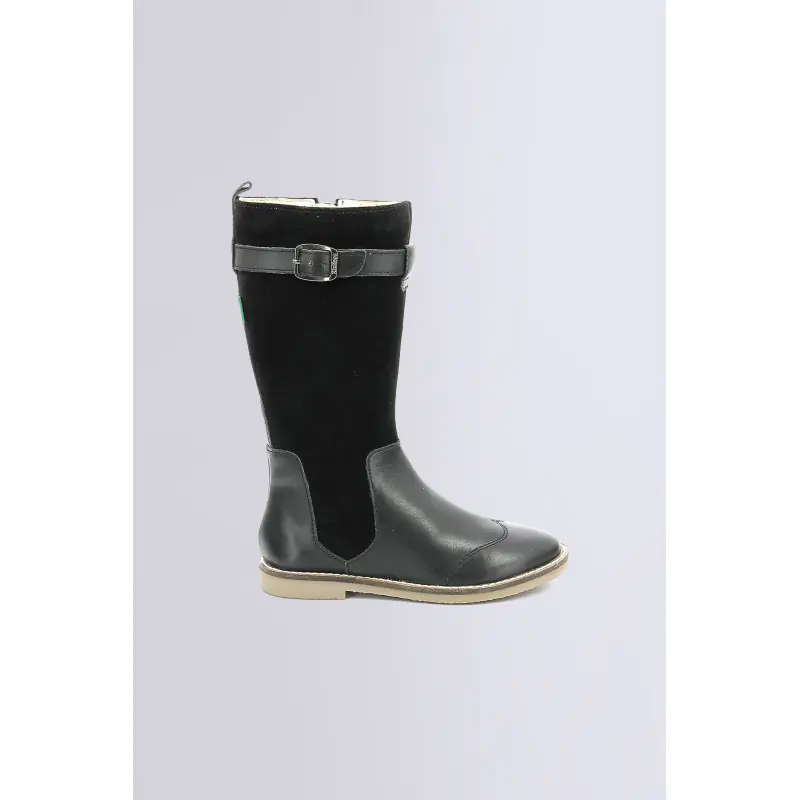 TYOUBE NOIR BOTTES Cuir Fille